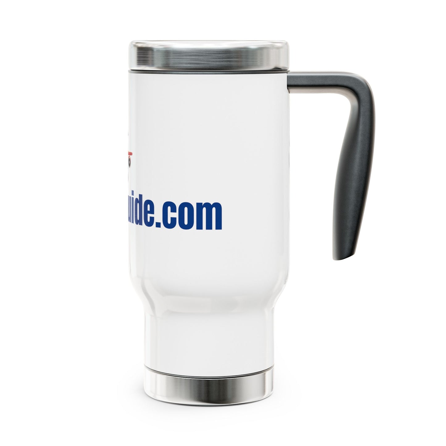 YouGuide Designs Premium 14oz Stainless Steel Travel Mug with Ergonomic Handle