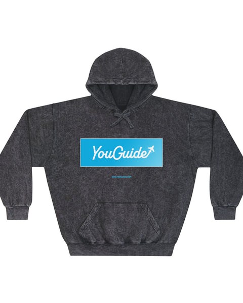 YouGuide Designs: Unisex Mineral Wash Hoodie – Effortless Style for All