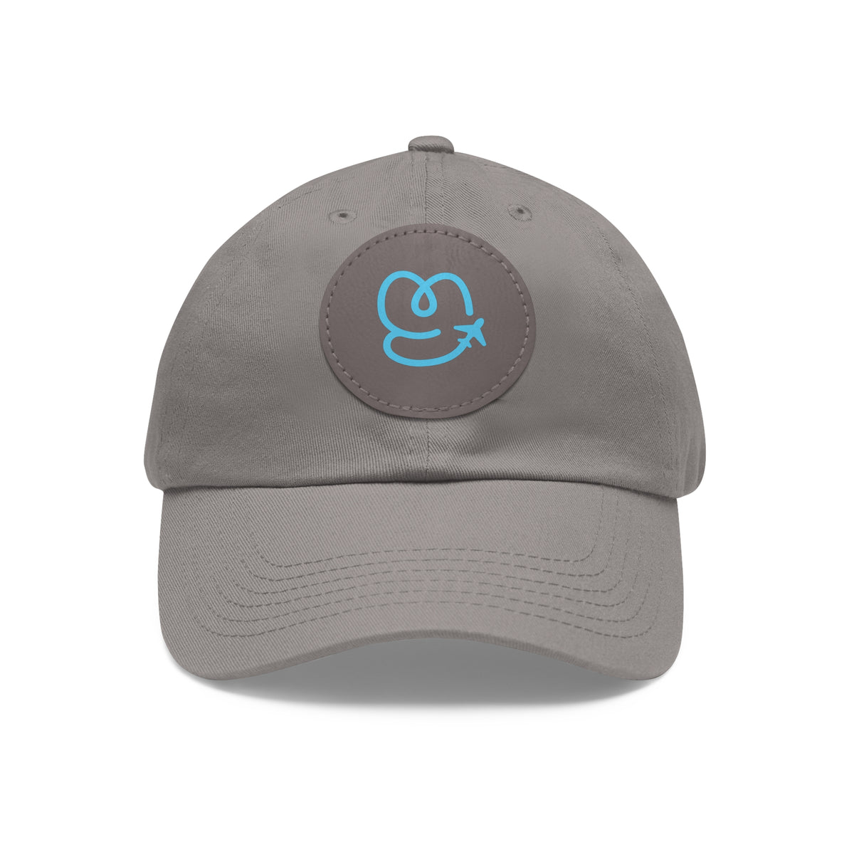 Elevate Your Look with YouGuide Designs Round Leather Patch Dad Hat