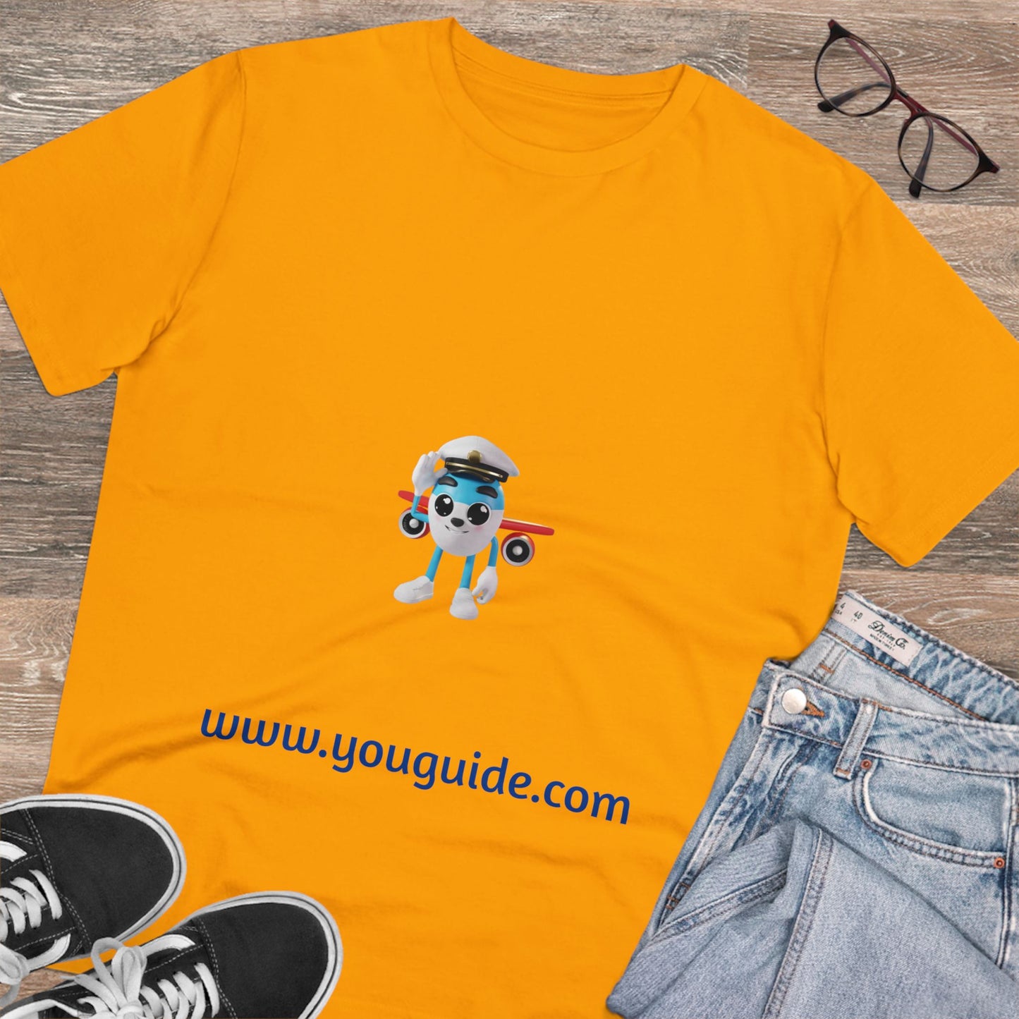 YouGuide Designs Unisex Organic Creator T-Shirt – Eco-Friendly Fashion