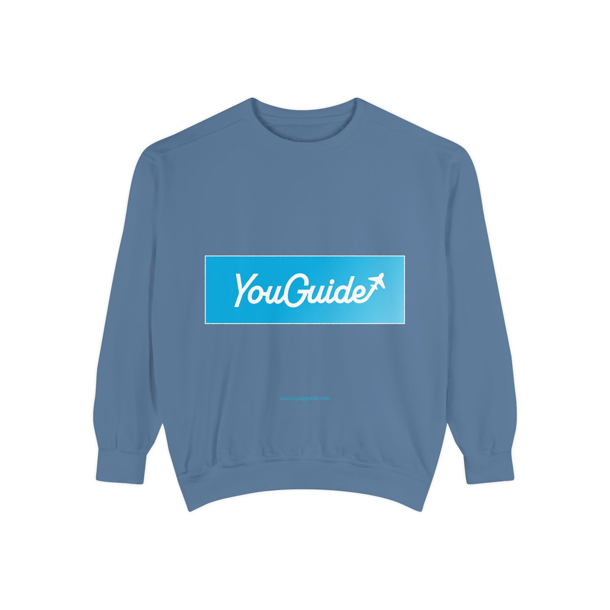 Unisex Garment-Dyed Sweatshirt by YouGuide Designs – Ultimate Casual Style