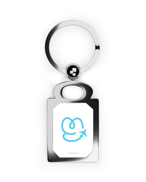 Customized Rectangle Photo Keyring - YouGuide Designs Special