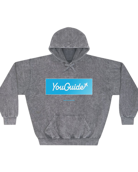 YouGuide Designs: Unisex Mineral Wash Hoodie – Effortless Style for All