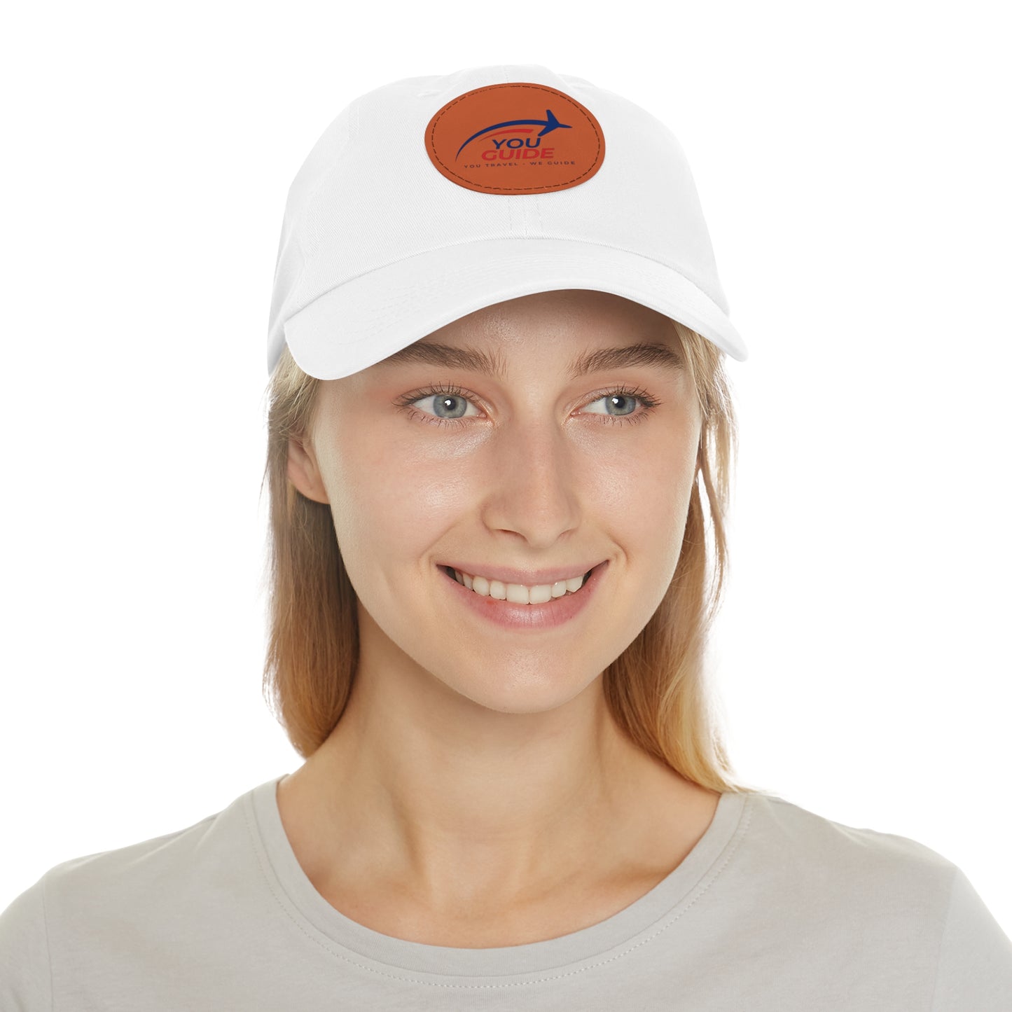 Elevate Your Look with YouGuide Designs Round Leather Patch Dad Hat