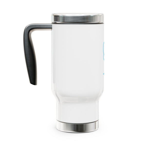 YouGuide Designs Premium 14oz Stainless Steel Travel Mug with Ergonomic Handle