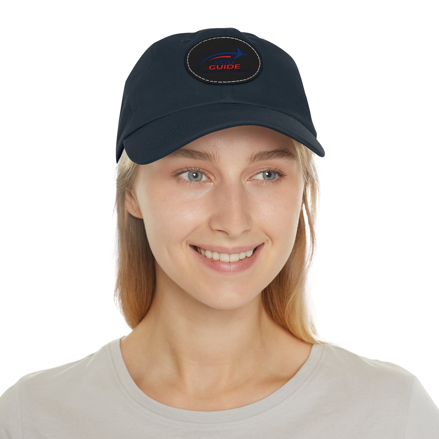 Elevate Your Look with YouGuide Designs Round Leather Patch Dad Hat