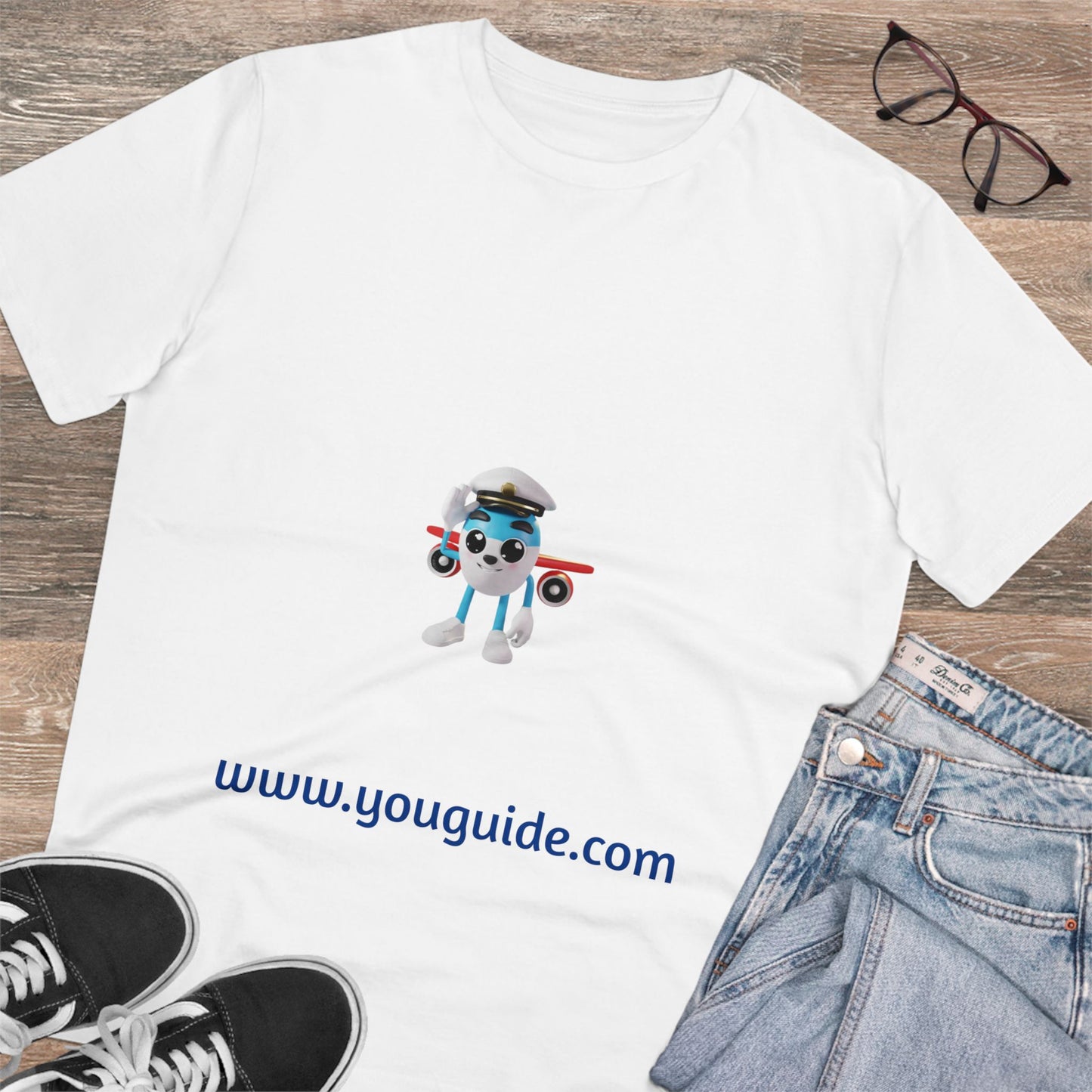 YouGuide Designs Unisex Organic Creator T-Shirt – Eco-Friendly Fashion