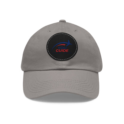 Elevate Your Look with YouGuide Designs Round Leather Patch Dad Hat