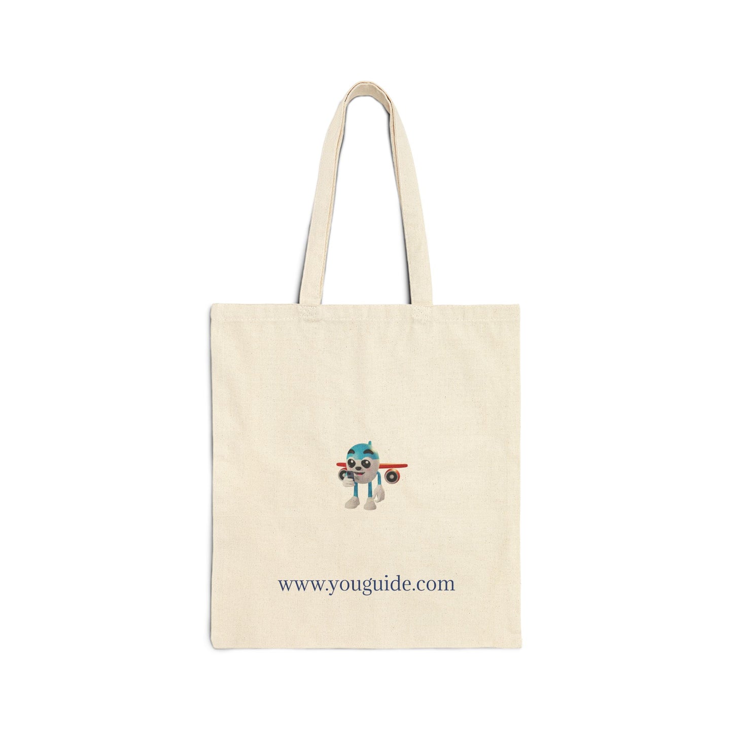 YouGuide Designs Organic Cotton Canvas Tote Bag - Ideal for Eco-Conscious Shoppers