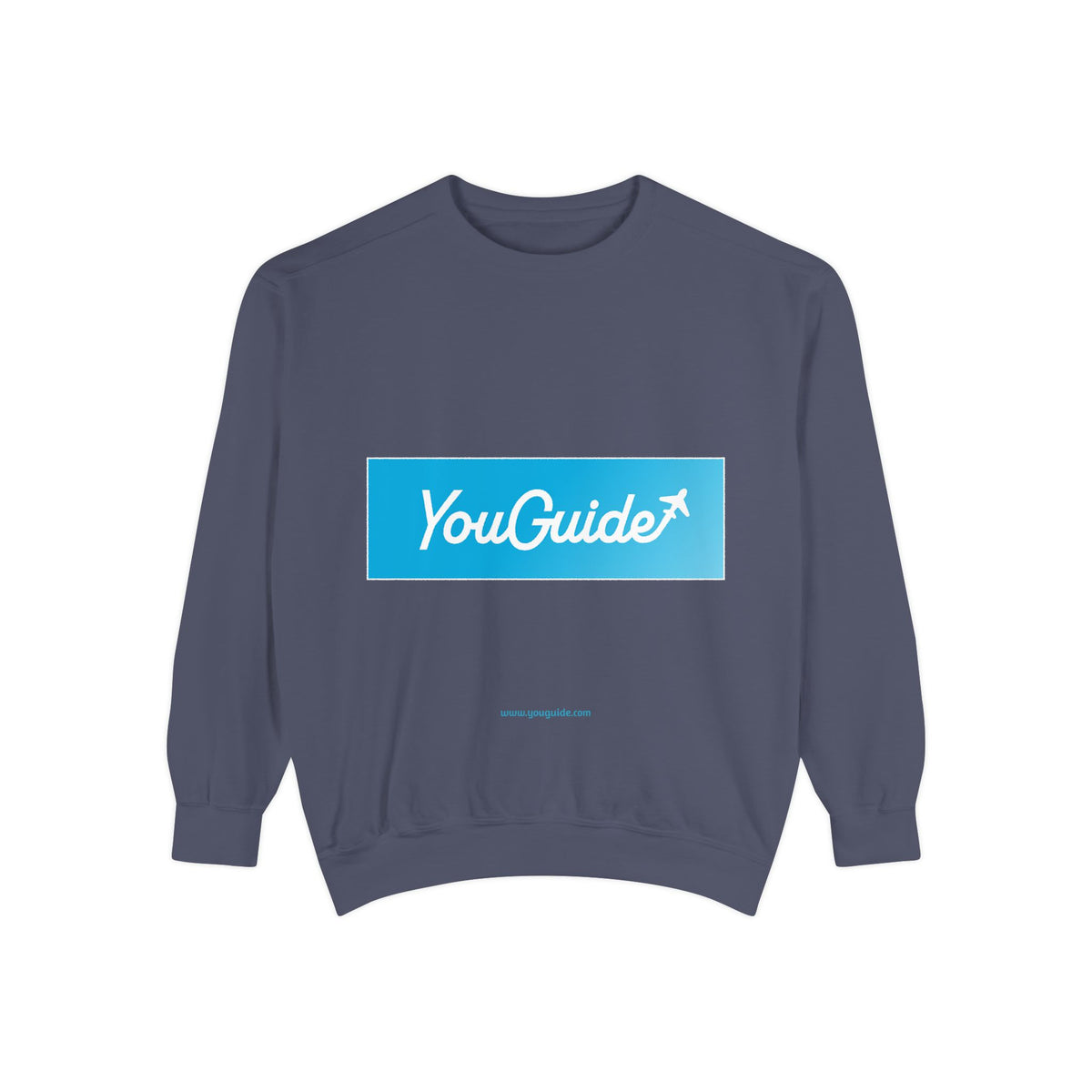 Unisex Garment-Dyed Sweatshirt by YouGuide Designs – Ultimate Casual Style