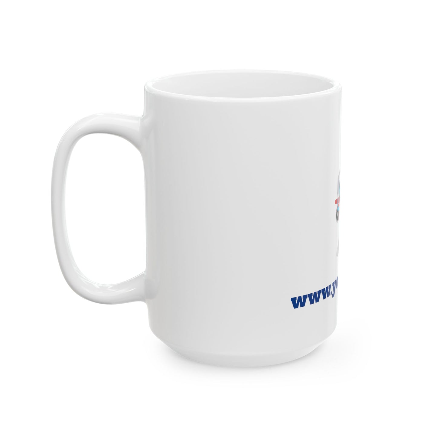 Yutra Designs Elegant Ceramic Mug - Ideal for Hot and Cold Beverages (11oz & 15oz)