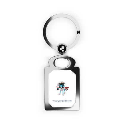 Customized Rectangle Photo Keyring - YouGuide Designs Special