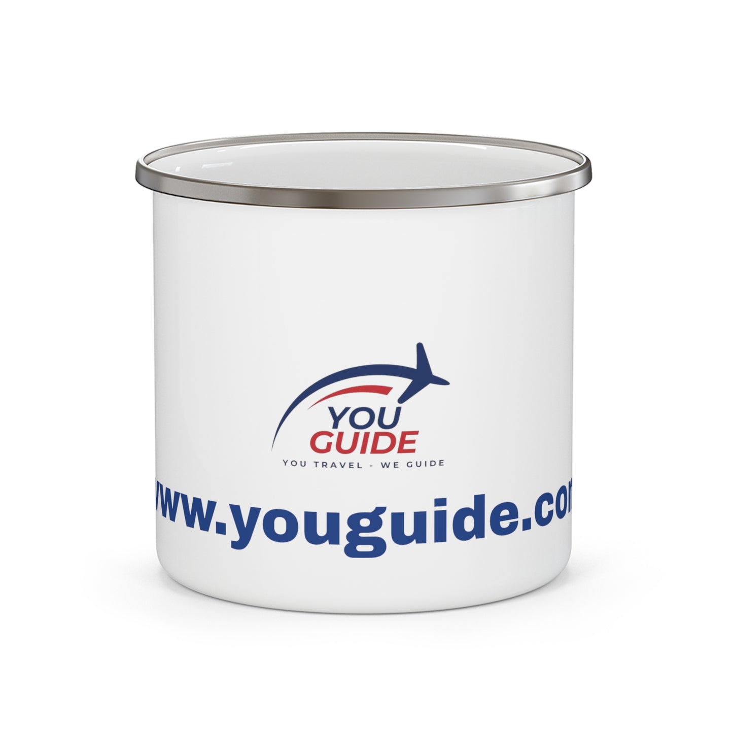 Classic Enamel Camping Mug by YouGuide Designs - Sturdy and Stylish for Any Adventure