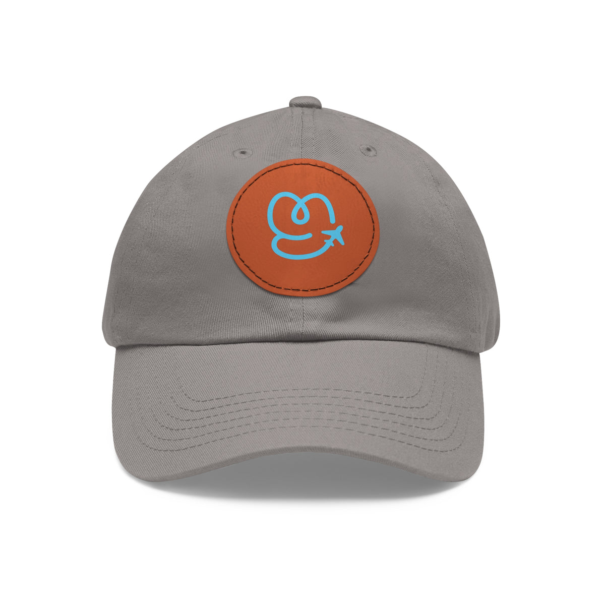 Elevate Your Look with YouGuide Designs Round Leather Patch Dad Hat