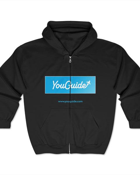 YouGuide Designs Unisex Heavy Blend™ Hoodie – Cozy Full Zip Sweatshirt for Everyone