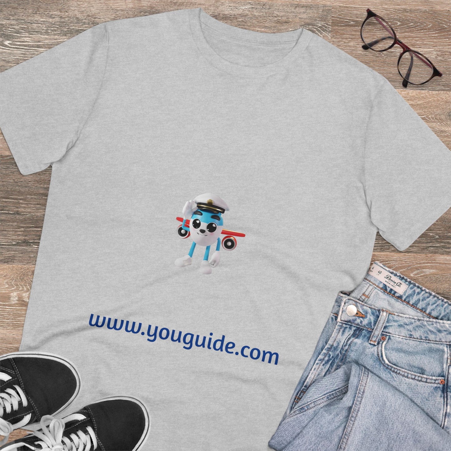 YouGuide Designs Unisex Organic Creator T-Shirt – Eco-Friendly Fashion