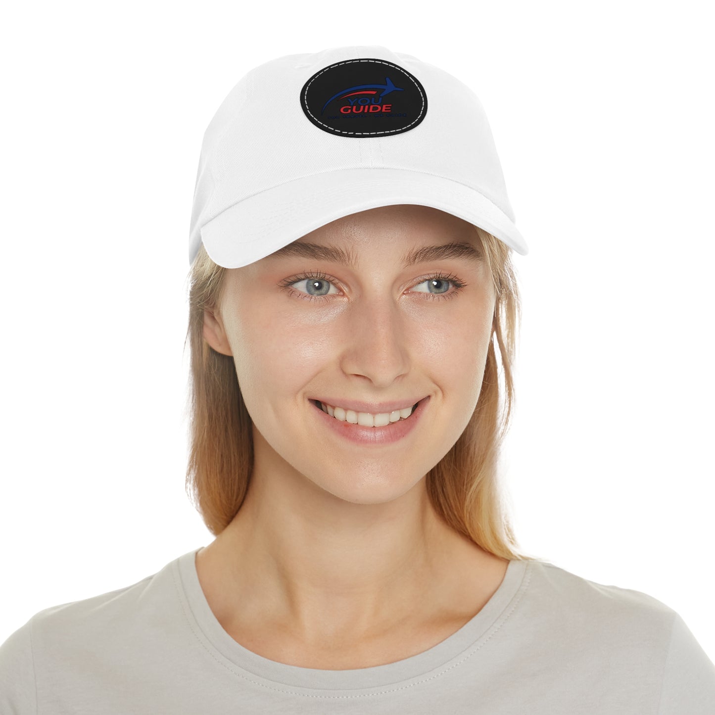 Elevate Your Look with YouGuide Designs Round Leather Patch Dad Hat