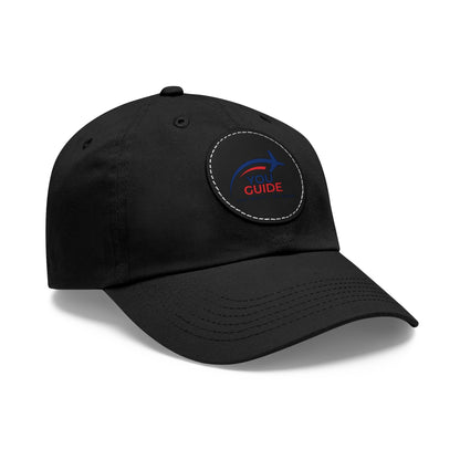 Elevate Your Look with YouGuide Designs Round Leather Patch Dad Hat