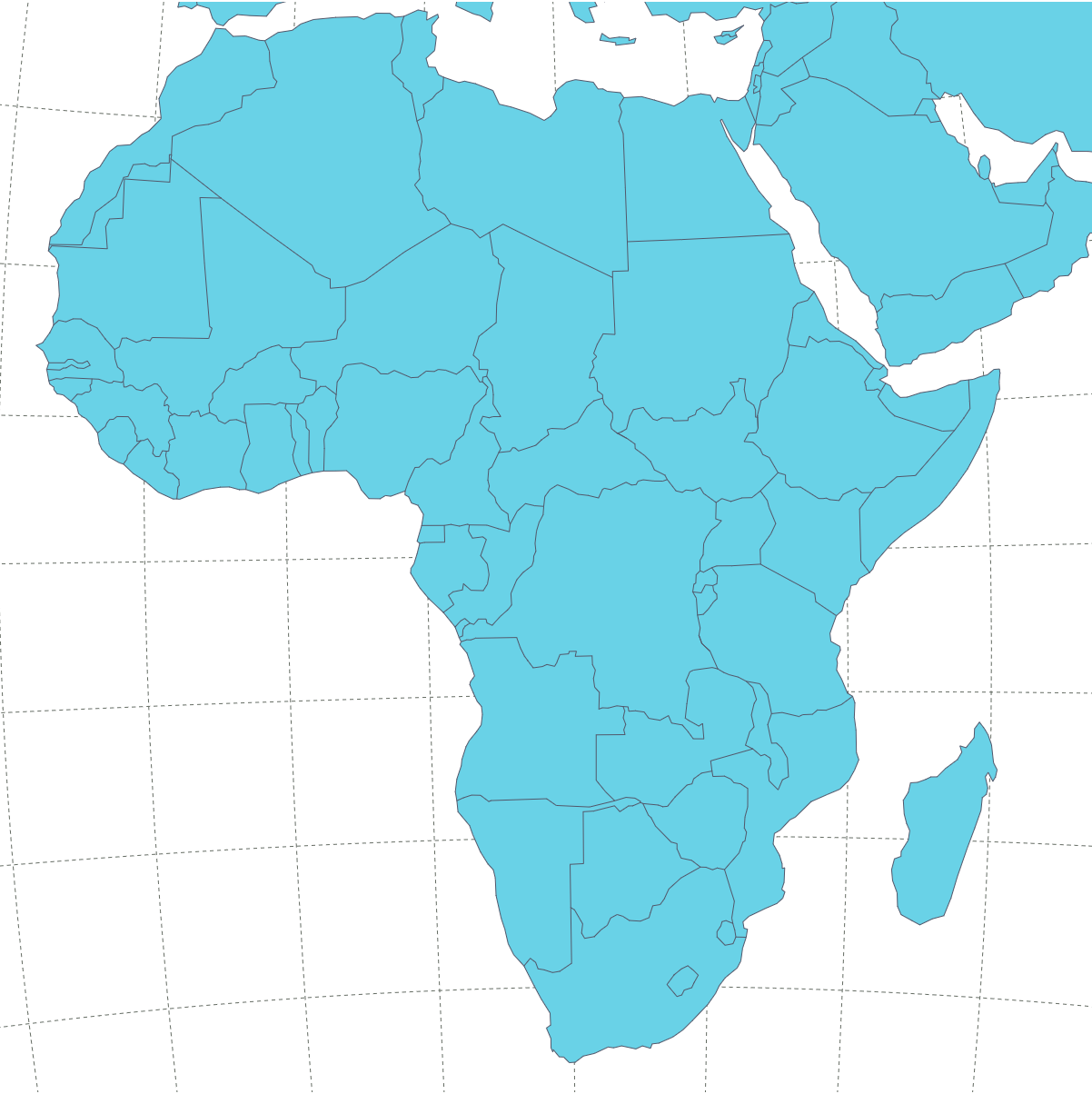 Afrique (25+ zones)